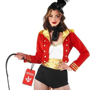 fun shack Womens Circus Ringmaster Costume, Lion Tame, Ring Leader XXL